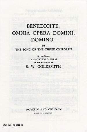 Benedicite Omnia Opera