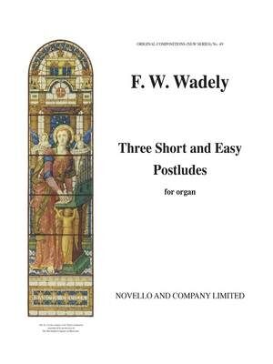 Three Short And Easy Postludes