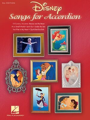 Disney Songs for Accordion - 3rd Edition (acordeón)