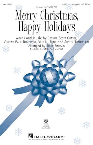 Merry Christmas, Happy Holidays - ShowTrax CD