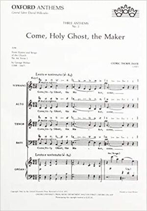 Come, Holy Ghost, the Maker