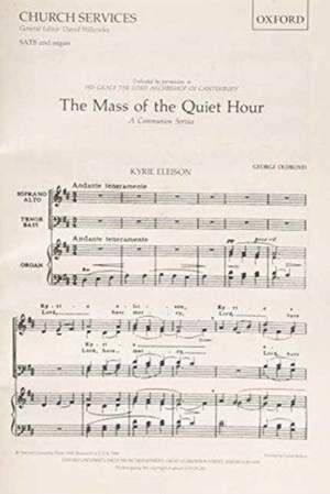 Communion Service: 'The Mass of the Quiet Hour'