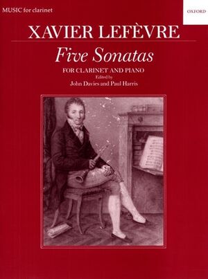 Five Sonatas For Clarinet (clarinete) And Piano