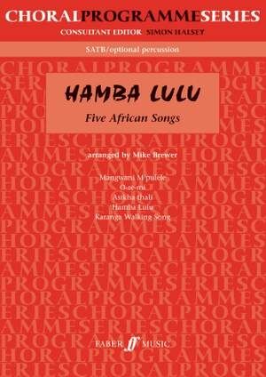 Hamba Lulu. opt percussion