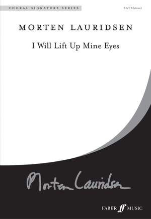 I will lift up mine eyes.