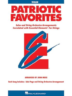 Patriotic Favorites for Strings-Violin Book (Parts 1/2)-Level: 1