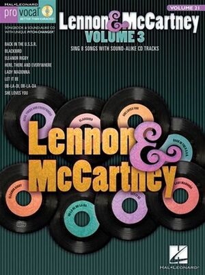 Lennon & McCartney Volume 3 Pro Vocal