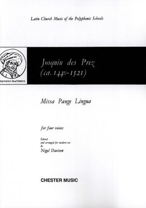Missa Pange Lingua - SATB and Piano