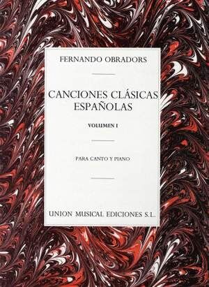 Canciones Clasicas Espanolas Volume 1