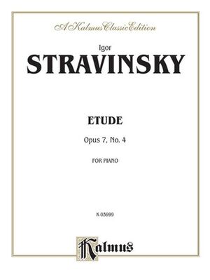 Etude (estudio), Op. 7, No. 4 Piano