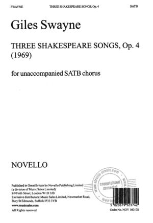 Three Shakespeare Songs