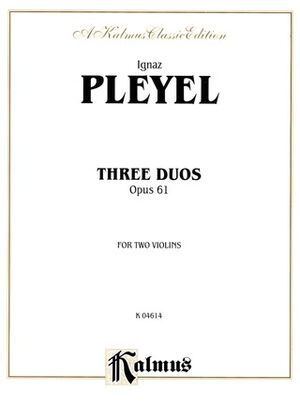 Three Duos, Op. 61 Violin