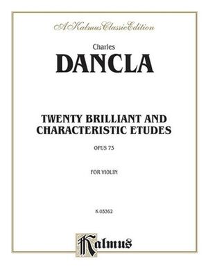 Twenty Brilliant and Characteristic Etudes (estudios), Op. 73 Violin