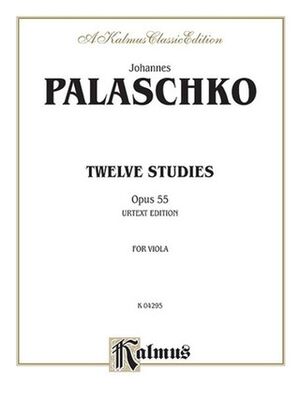 Twelve Studies, Op. 55 Viola