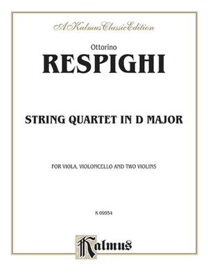 String Quartet in D Major (1907) String Quartet