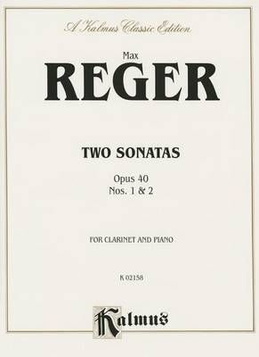 Two Sonatas, Opus 40, Nos. 1 & 2 Clarinet (clarinete)