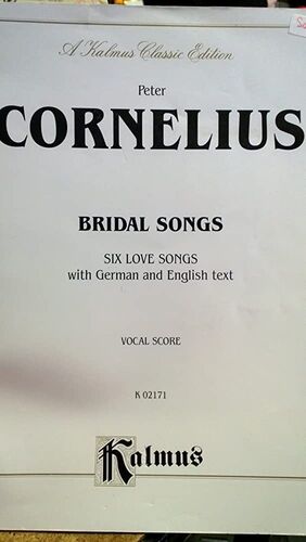 Bridal Songs (Six Love Songs) Medium Voice