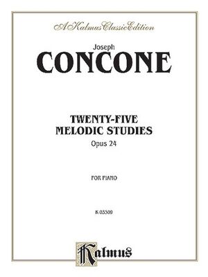 Twenty-five Melodious Studies (estudios), Op. 24 Piano