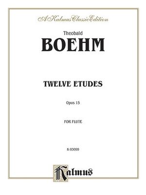 Twelve Studies Op. 15 for Flute Solo Flute (estudios flauta)