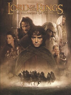 Lord Of The Rings Fellowship Of Piano, Vocal and Guitar