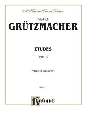 Etudes Op. 72 Cello (Estudios Violonchelo)