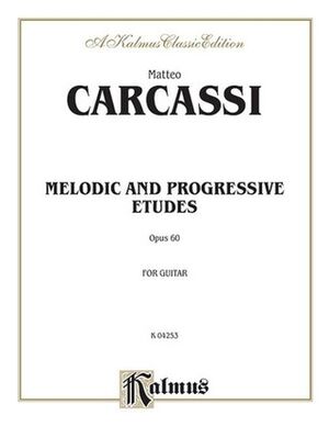 Melodic and Progressive Etudes (estudios), Op. 60 Guitar