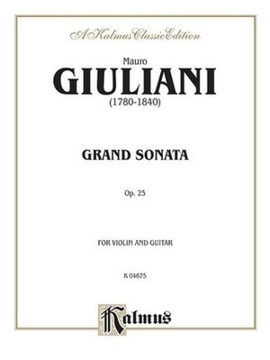 Grand Sonata, Op. 25 Guitar