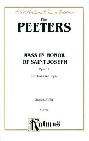 Mass in honor of St. Joseph (Op.21) SATB