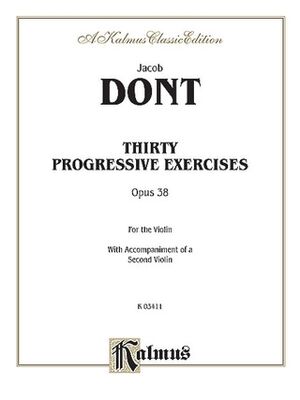 Thirty Progressive Exercises, Op. 38 Violin