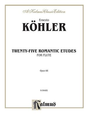 Twenty-five Romantic Etudes (estudios), Op. 66 Flute