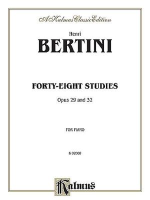 Forty-eight Studies (estudios), Op. 29 & 32 Piano