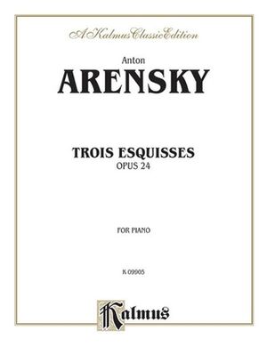 Trois Esquisses, Op. 24 Piano
