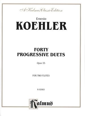 Forty Progressive Duets, Op. 55 Flute (flauta)
