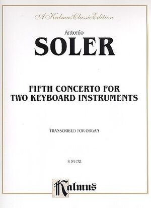 Fifth Concerto (concierto) for Two Keyboard Instruments Organ