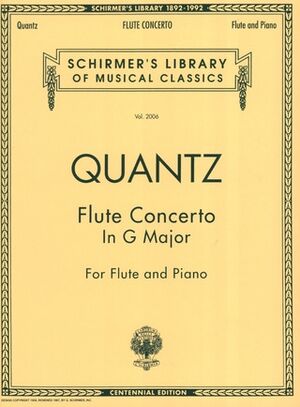 Flute Concerto (concierto) in G Major