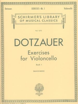 Exercises for Violoncello (Violonchelo) - Book 1