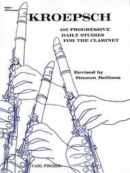 416 Progressive Daily Studies (estudios) for The Clarinet