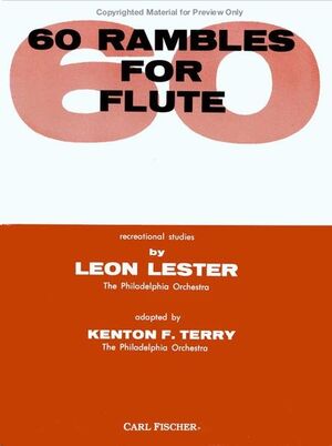 60 Rambles for Flute (flauta)