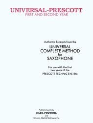 Authentic Excerpts From The Universal Complete Method for Saxophone