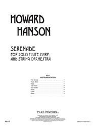 Serendae for Flute, Harp and Strings (flauta arpa cuerdas)