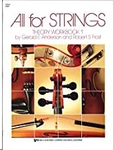 Viola Anderson/Frost Kjos Music 84va. All For Strings Teoria Libro Trabajo Vol.1