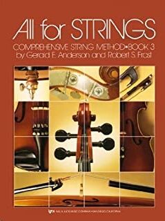 Piano Anderson/Frost Kjos Music 80pa. All For Strings Acompañamiento De Piano Vol.3