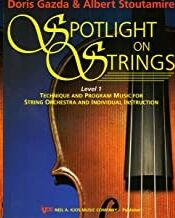 Formacion Multiple Gazda/Stoutamire Kjos Music 92f. Spotlight On Strings Guion Director Vol.1