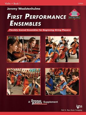 Violin Woolstenhulme Kjos Music 119vn. First Performance Ensembles -Book 1- (9780849735318)