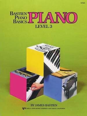 Piano Bastien Kjos Music Wp203. Piano Basico Level 3 (Inglés)