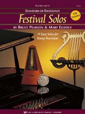 Clarinete Sib + Cd Pearson/Elledge Kjos Music W28cl. Festival Solos (Standard Of Excellence) (978084