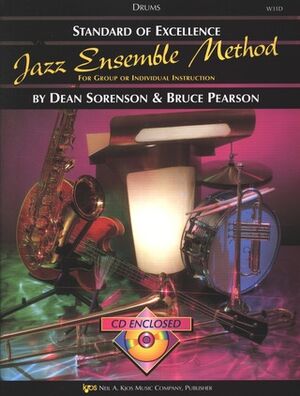 Bateria + Cd Sorenson/Pearson Kjos Music W31d. Jazz Ensemble Method (Standard Of Excellence)