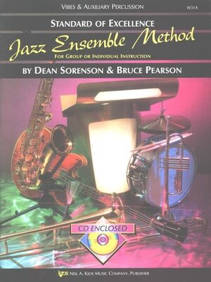 Percusion Marimba Y Auxil.+Cd Pearson Kjos Music W31a. Jazz Ensemble Method (Standard Of Excellence)