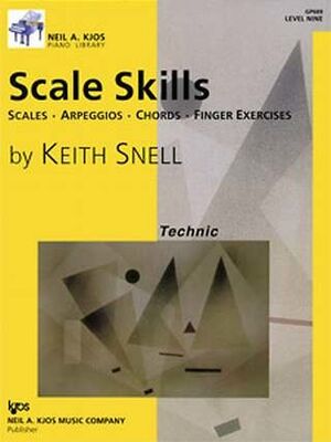 Piano Snell Kjos Music Gp689. Scale Skills Nivel 9 (Technic)