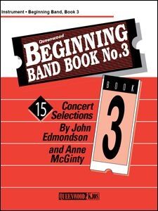 Obra Banda + Cd Edmondson/Mcginty Queenwood/Kjos Q886201. Beginning Band Book Nº3 (Score - Grado 1)